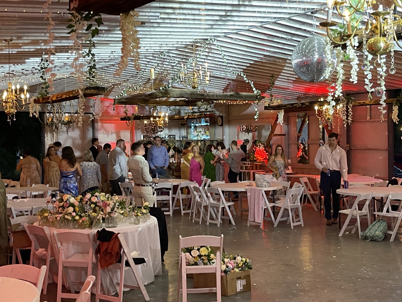 Reception in full swing inside the Reception Hall